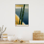 Krim Sovjettijdperk Reisposter - Ingelijst Niet-i Poster (Keuken)