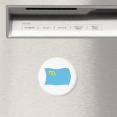 Krim-Tataarse Vlag Magneet (Insitu (Vaatwasser))