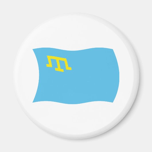 Krim-Tataarse Vlag Magneet (Voorkant)