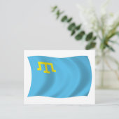 Krim-Tataarse Vlag Postkaart (Staand voorkant)