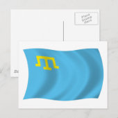 Krim-Tataarse Vlag Postkaart (Voorkant / Achterkant)