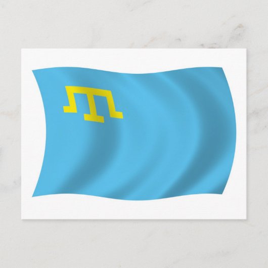 Krim-Tataarse Vlag Postkaart (Voorkant)
