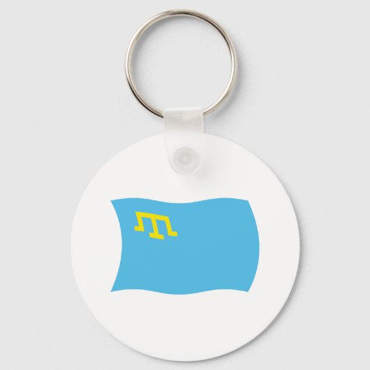 Krim-Tataarse Vlag Sleutelhanger (Voorkant)