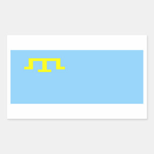Krim Tatar, etnische vlag Rechthoekige Sticker