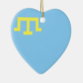 Krim Tatar Flag Keramisch Ornament (Rechts)
