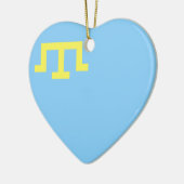 Krim Tatar Flag Keramisch Ornament (Links)
