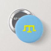Krim Tatar-volk etnische vlag Ronde Button 5,7 Cm (Voorkant /achterkant)