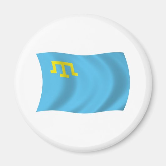 Krim Tatars Flag Magnet (Voorkant)