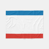Krim vlag fleece deken (Voorkant (Horizontaal))