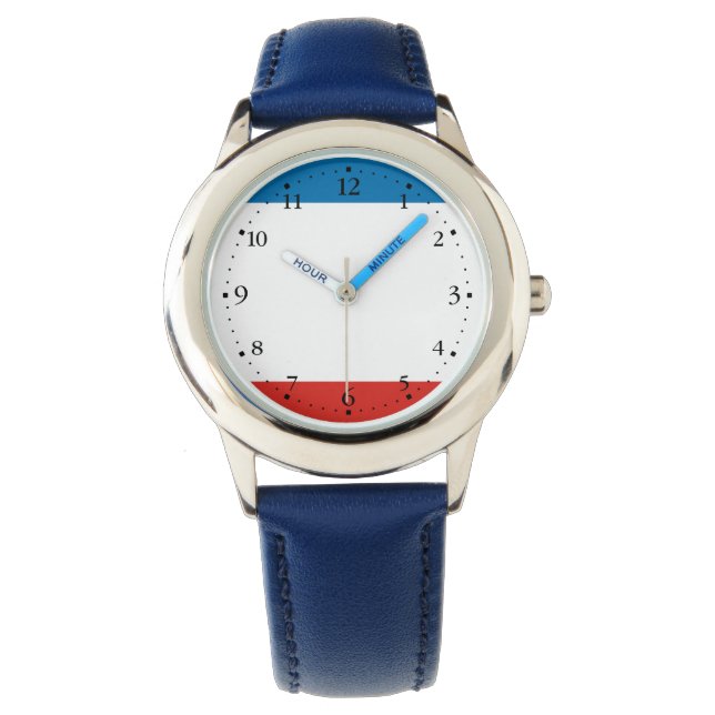 Krim vlag horloge (Voorkant)