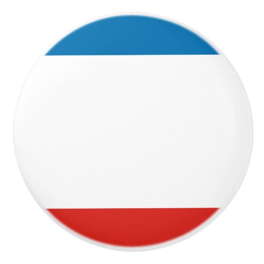 Krim vlag keramische knop (Voorkant)