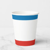 Krim vlag papieren bekers (Achterkant)