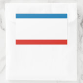 Krim vlag rechthoekige sticker (Tas)