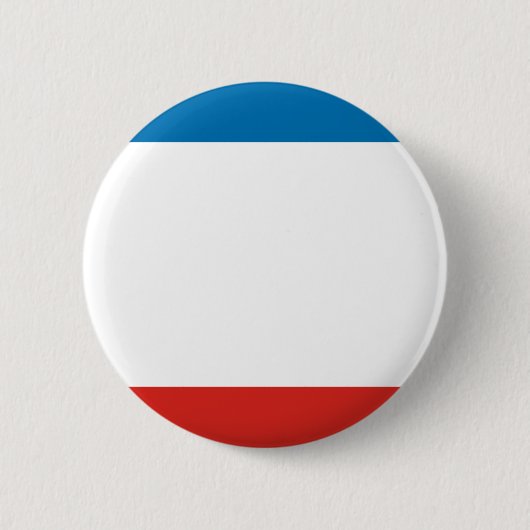 Krim vlag ronde button 5,7 cm (Voorkant)