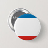 Krim vlag ronde button 5,7 cm (Voorkant /achterkant)