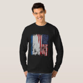 Krim Vlag VS - Half Amerikaans T-shirt (Voorkant volledig)
