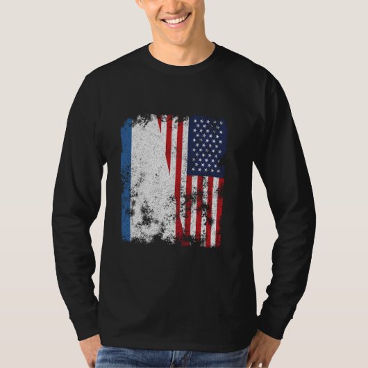Krim Vlag VS - Half Amerikaans T-shirt (Voorkant)
