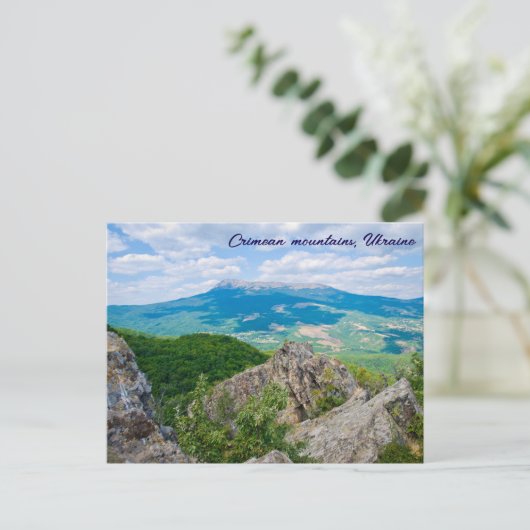 Krimbergen Oekraïne Briefkaart (Staand voorkant)