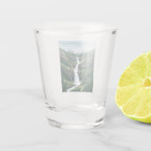 Krimml-watervallen Oostenrijk Shot Glas (Achterkant)