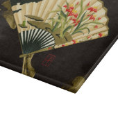 Krimpende oosterse ventilator met Floral Design Snijplank (Hoek)