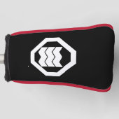 Krimpvorm Kanji voor drie in Oshiki Golfheadcover (Voorkant)
