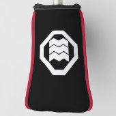 Krimpvorm Kanji voor drie in Oshiki Golfheadcover (Draai 90)