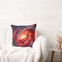 Krimson Afgrond Donkere Kosmische Nevel Ruimte