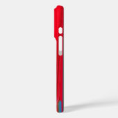 Krimson Diepte | Mooie Rode Textuur Abstracte Kuns Case-Mate iPhone Case (Achterkant / Links)