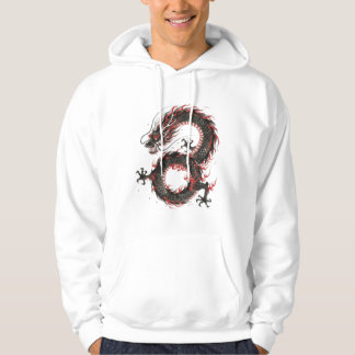 Krimson Ember Ink Draak Hoodie