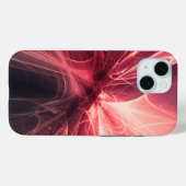 Krimson Lightwave Fractale Kunst Case-Mate iPhone Case (Achterkant (horizontaal))