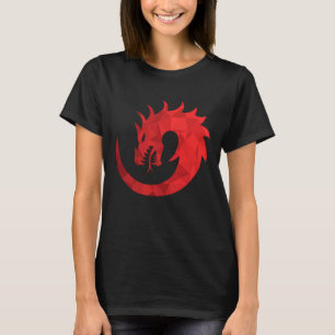 Krimson Slangendragonschild - Mystieke Cirkel T-shirt