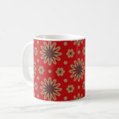 Krimson Starburst Bloei Koffiemok (Voorkant links)