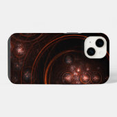 Krimson Sterrenlicht Omringt Abstracte Kosmische K iPhone Hoesje (Achterkant horizontaal)