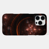 Krimson Sterrenlicht Omringt Abstracte Kosmische K iPhone Hoesje (Achterkant horizontaal)