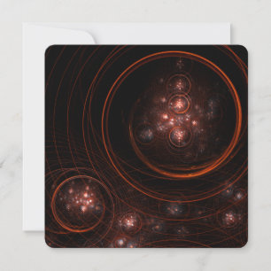 Krimson Sterrenlicht Omringt Abstracte Kosmische K Kaart