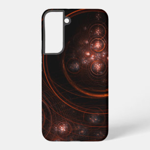 Krimson Sterrenlicht Omringt Abstracte Kosmische K Samsung Galaxy Hoesje