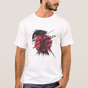 Krimson Sun Warrior Grafische T-shirt