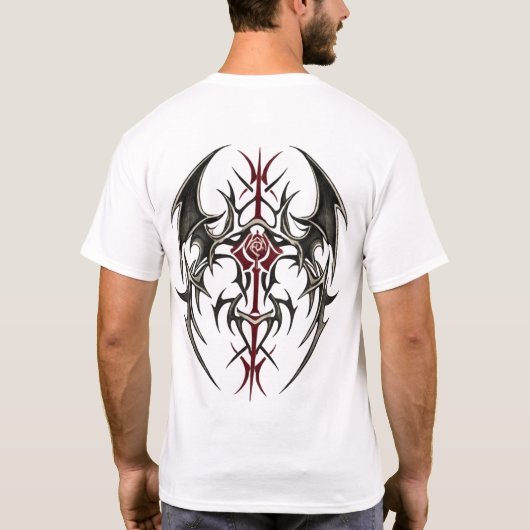 Krimson Tribalelemmet T-shirt (Achterkant)