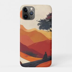 Krimson Zen Berglandschap Gouden Zonsondergang Kun Case-Mate iPhone Case