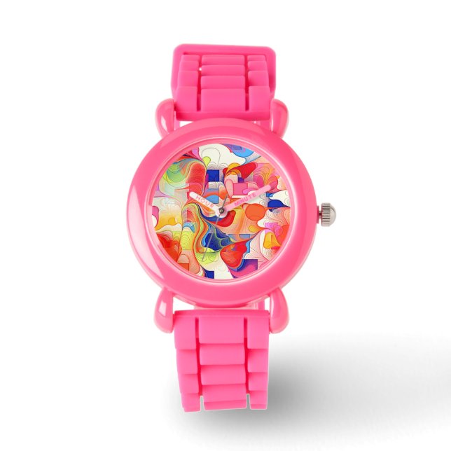 KRINGEN VAN KLEUREN HORLOGE (Voorkant)