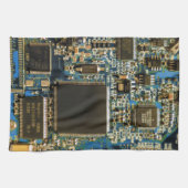 Kringkaart voor computerharde schijven - blauw theedoek (Horizontaal)