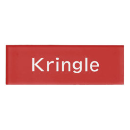 Kringle Name Tag