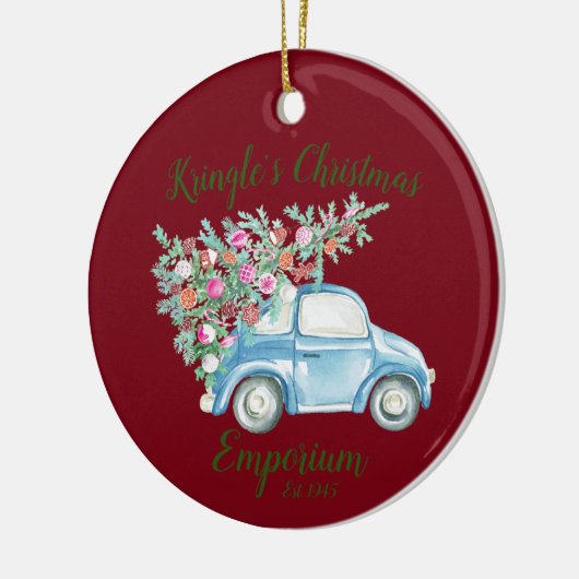 Kringle's Kerst Emporium Keramisch Ornament (Links)