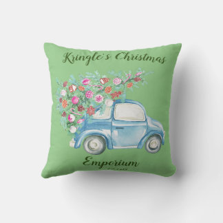 Kringle's Kerst Emporium Kussen