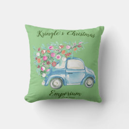 Kringle's Kerst Emporium Kussen