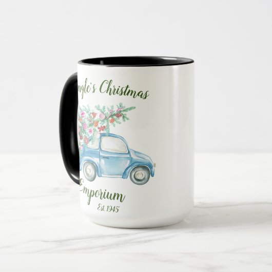 Kringle's Kerst Emporium Mok (Voorkant links)