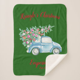 Kringle's Kerst Emporium Sherpa Deken