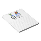 Kringloopkerstwinkellijst - AANGEPASTE feestdag Notitieblok (Schuin)