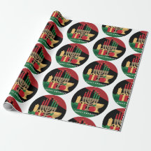 kringlooppapier Happy Kwanzaa