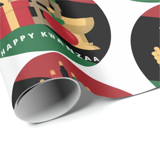 kringlooppapier Happy Kwanzaa Cadeaupapier (Rol Hoek)